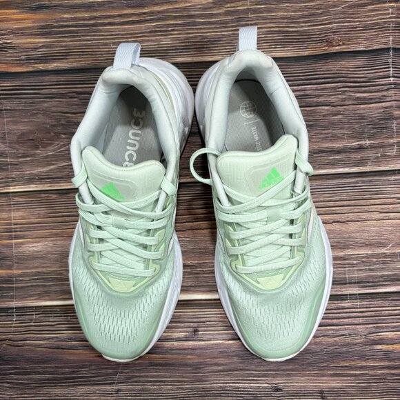 Adidas Questar Women's Athletic Running Shoes Light Green White Size 8 - Picture 7 of 8